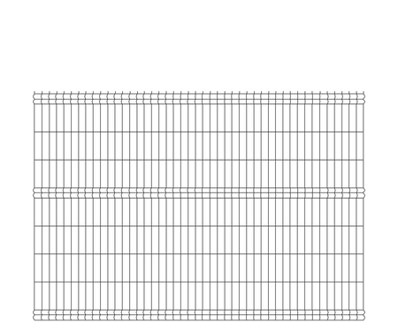 Panel ogrodzeniowy 3D - H1730mm (fi 4 mm) 46dr. - RAL 7016