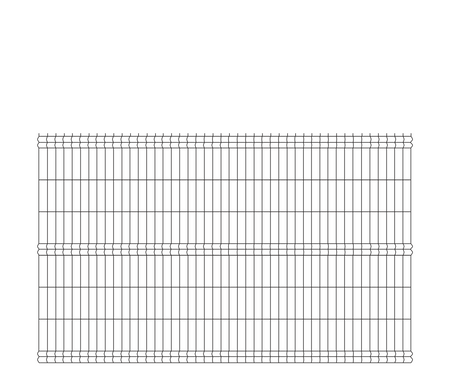 Panel ogrodzeniowy 3D - H1530mm (fi 4 mm) 46dr. - RAL 7016