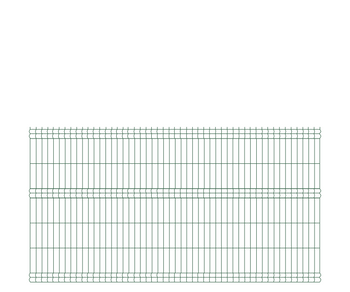 Panel ogrodzeniowy 3D - H1330mm (fi 4 mm) 51dr. - RAL 6005